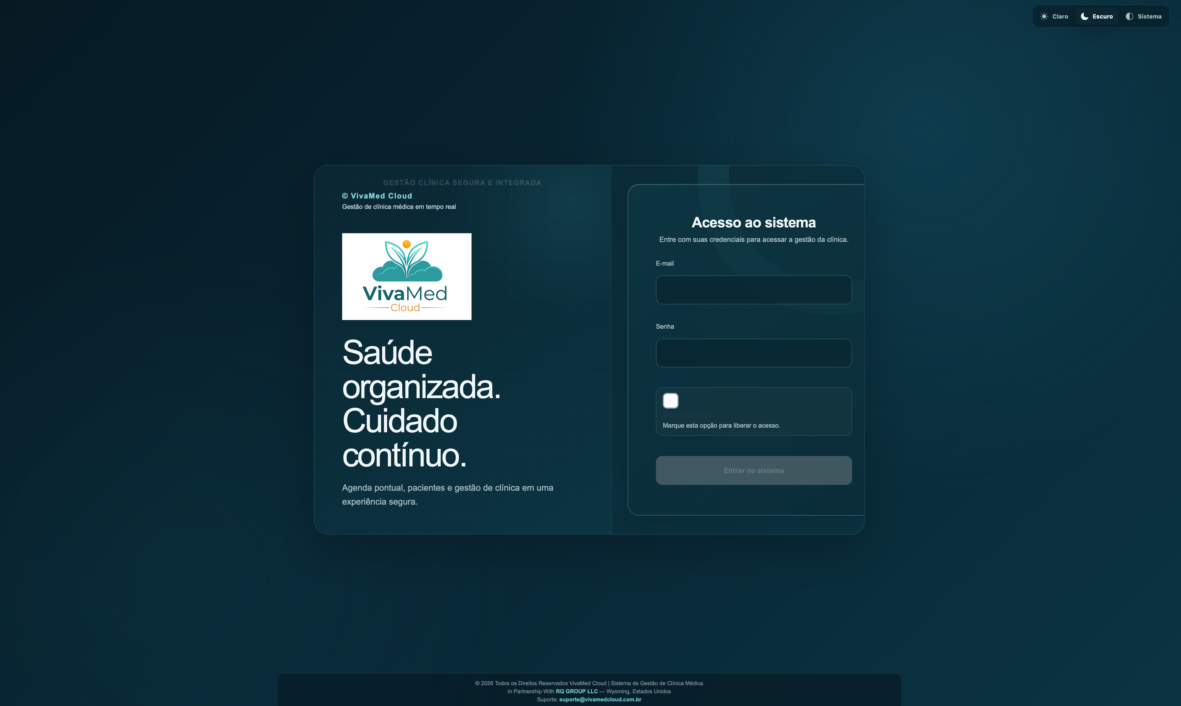 Acesso por perfil e trilha de auditoria